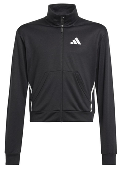 Детская теннисная куртка Adidas Junior Train Essentials Game & Go - black/white