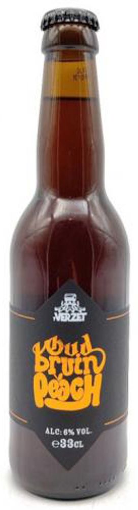 Пиво Верзе Оуд Брюн Пич / Verzet Oud Bruin Peach 0.33л - 1шт