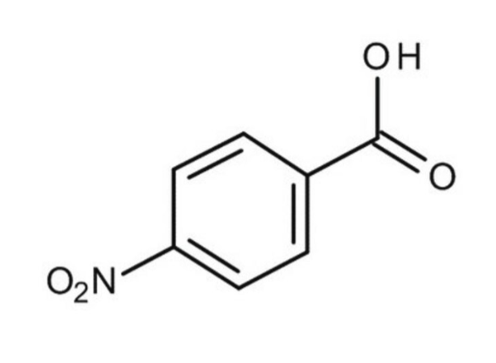 п-нитробензойная кислота - формула
