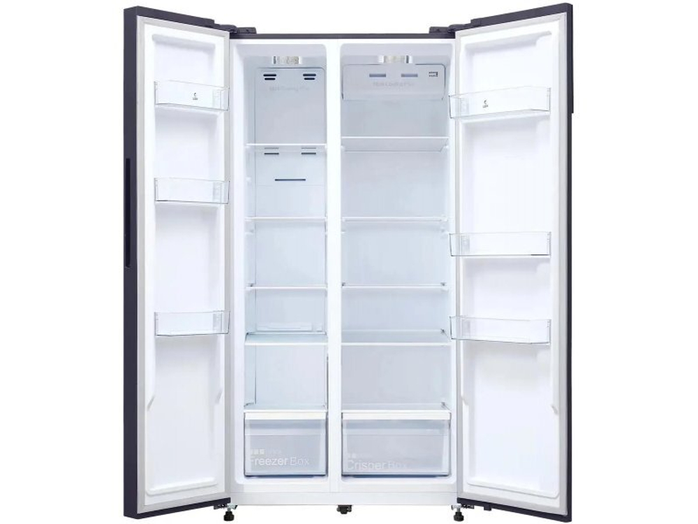 Холодильник двухкамерный Lex LSB530DGID Total NoFrost, Side by Side инверторный темно-серый