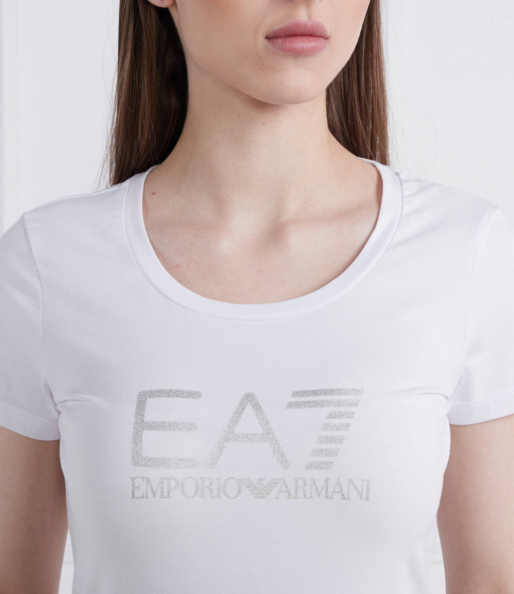 футболка EA7 - белый(8NTT66 TJFKZ)