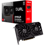 ASUS Video Card AMD Radeon RX 9060 XT 16GB GDDR6 2220  / 3230 , 2048sp, 32 RT-core, 128 bit, 2.5 slots, 8 pin, HDMI, DisplayPort.