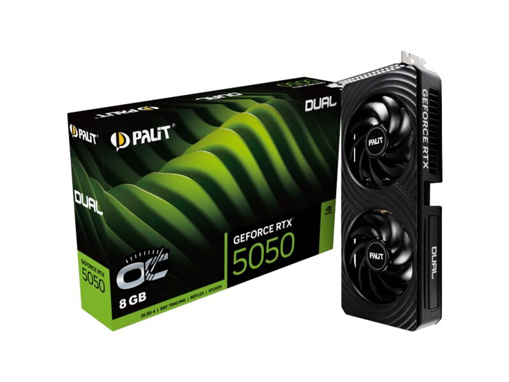 Видеокарта Palit Nvidia GeForce RTX 5050 Dual [NE65050S19P1-GB2070D]