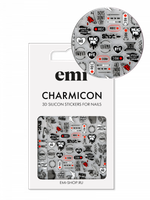 Charmicon 3D Silicone Stickers №210 Рок-н-ролл