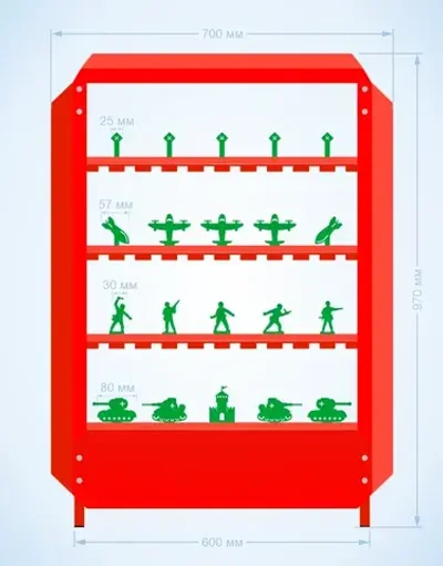 Мишени для тира 20 целей