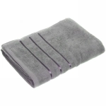 Полотенце махровое 70*140см «LUNA» цвет серый 10330 плотность 360гр/м2 с петелькой-подвесом