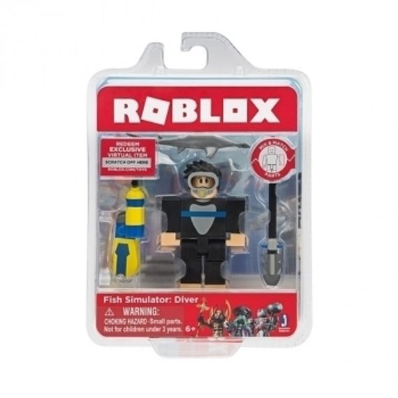 Игровая коллекционная фигурка Jazwares Roblox Core Figures Fish Simulator: Diver W5