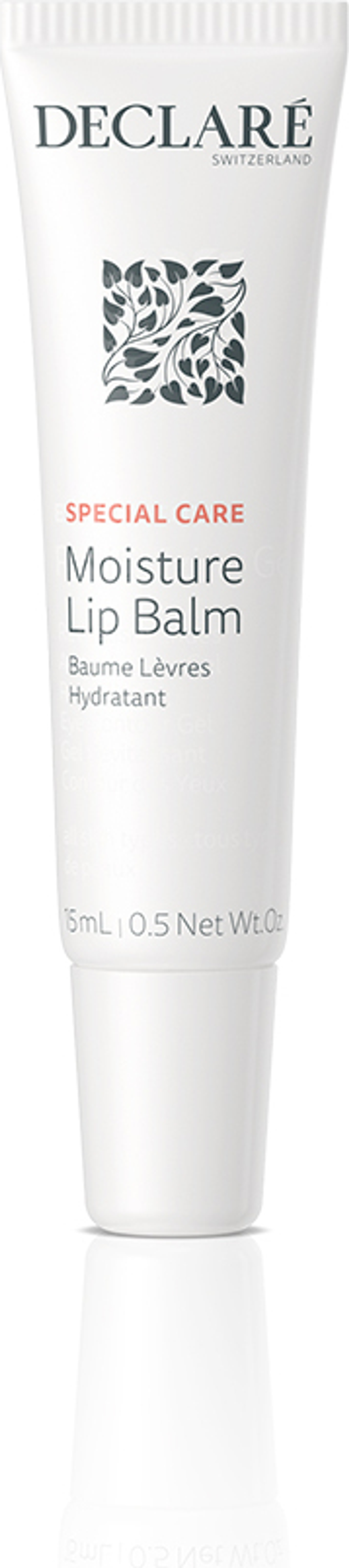 DECLARE Moisture lip balm | Увлажняющий бальзам для губ NEW Интенсивный уход за губами на каждый день с легким эффектом золотого сияния, 15 мл