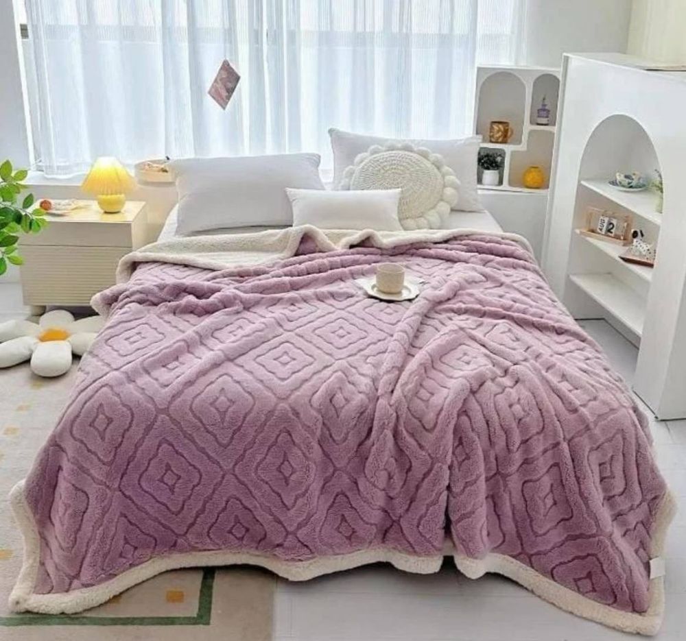 Плед РОМБ ВЯЗКА 1,5сп