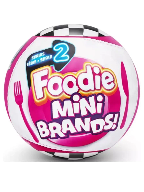 Шар 5 сюрпризов Зуру Mini Foodie Surprise 2 серия