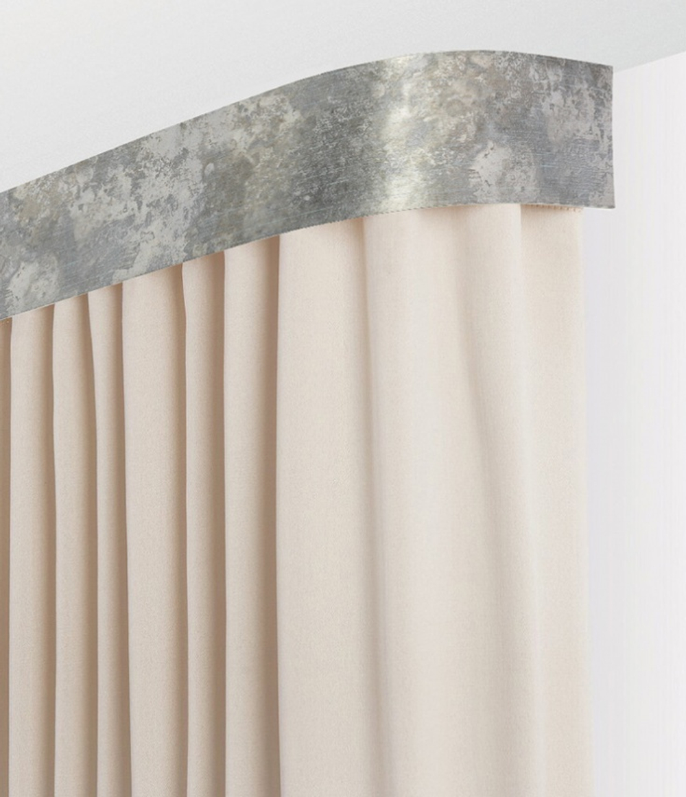 Пластиковый карниз Legrand 2-х рядный Венециано 2400 мм