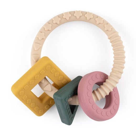 Damaq qaşıyıcı\PETITE&amp;MARS Silicone teether Figures 0m+