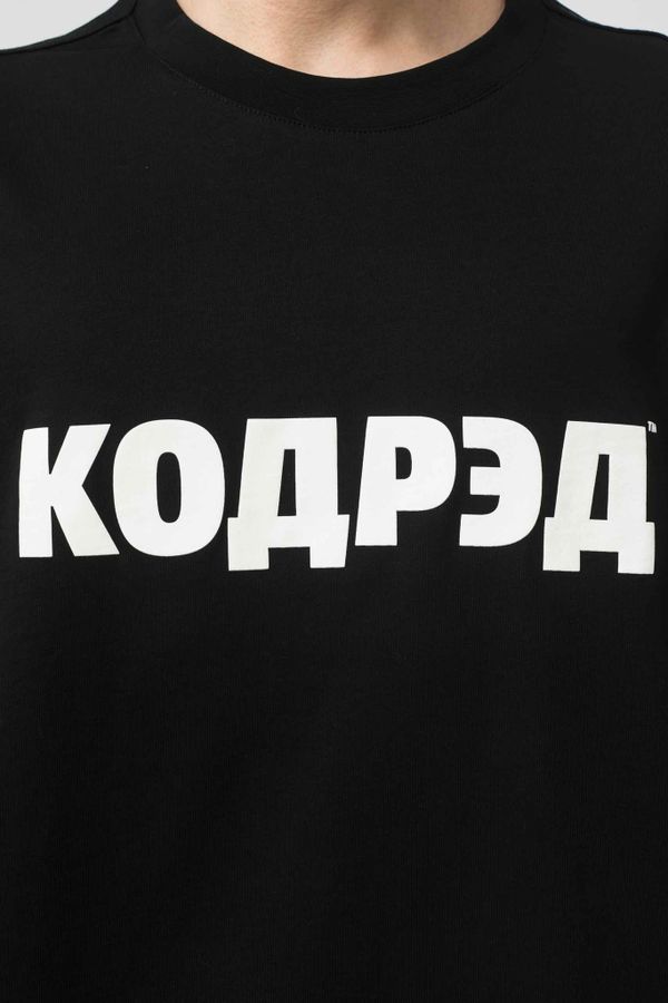 Футболка Over T Лого 30 ТМ черная - фото 4