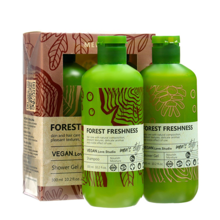 Подарочный Набор Men Forest Freshness гель для душа + шампунь 300 мл