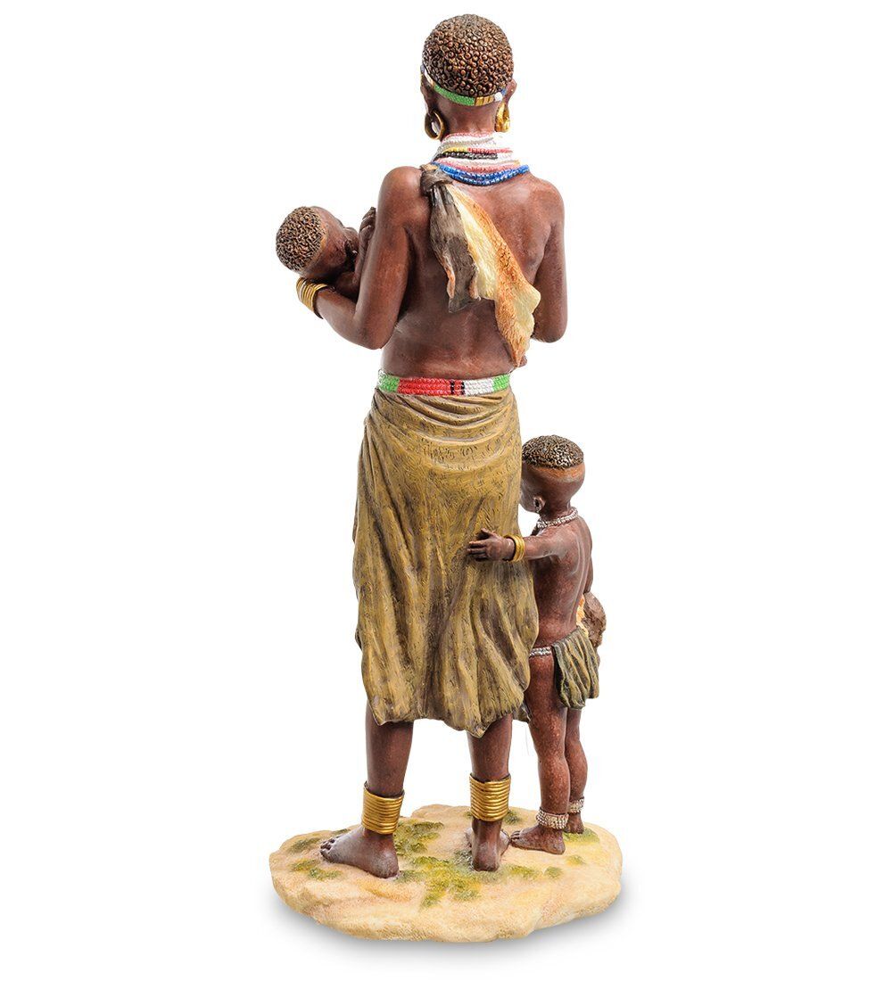 Veronese WS-728 Статуэтка «Африканка с детьми»