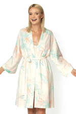 Халат Coco с длинным рукавом (Размер: XXL) (Цвет: пудровый)