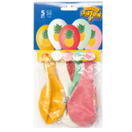 Шар латексный 35см Набор 5шт Ананас (Ассорти)