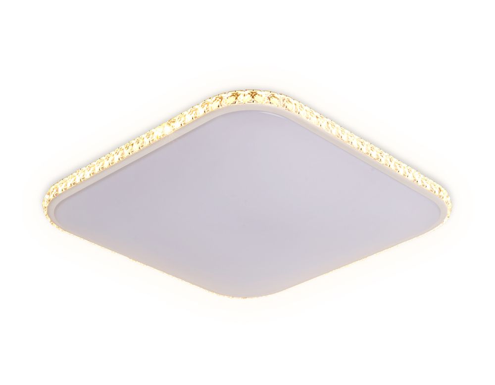 Ambrella Потолочный светодиодный светильник с пультом и дополнительной подсветкой Crystal FF75