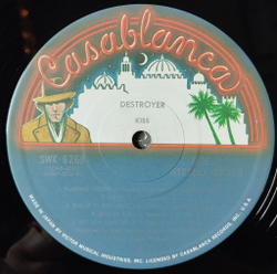 Винтажная виниловая пластинка LP Kiss Destroyer (Japan 1976) (Obi) Detroit Rock City
