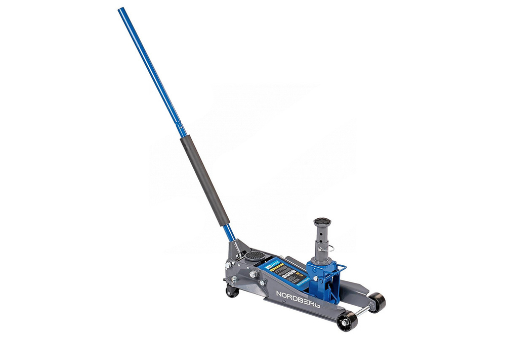NORDBERG (N32025) Домкрат подкатной 2 / 3 т с изменяемой высотой подхвата и регулируемой проставкой