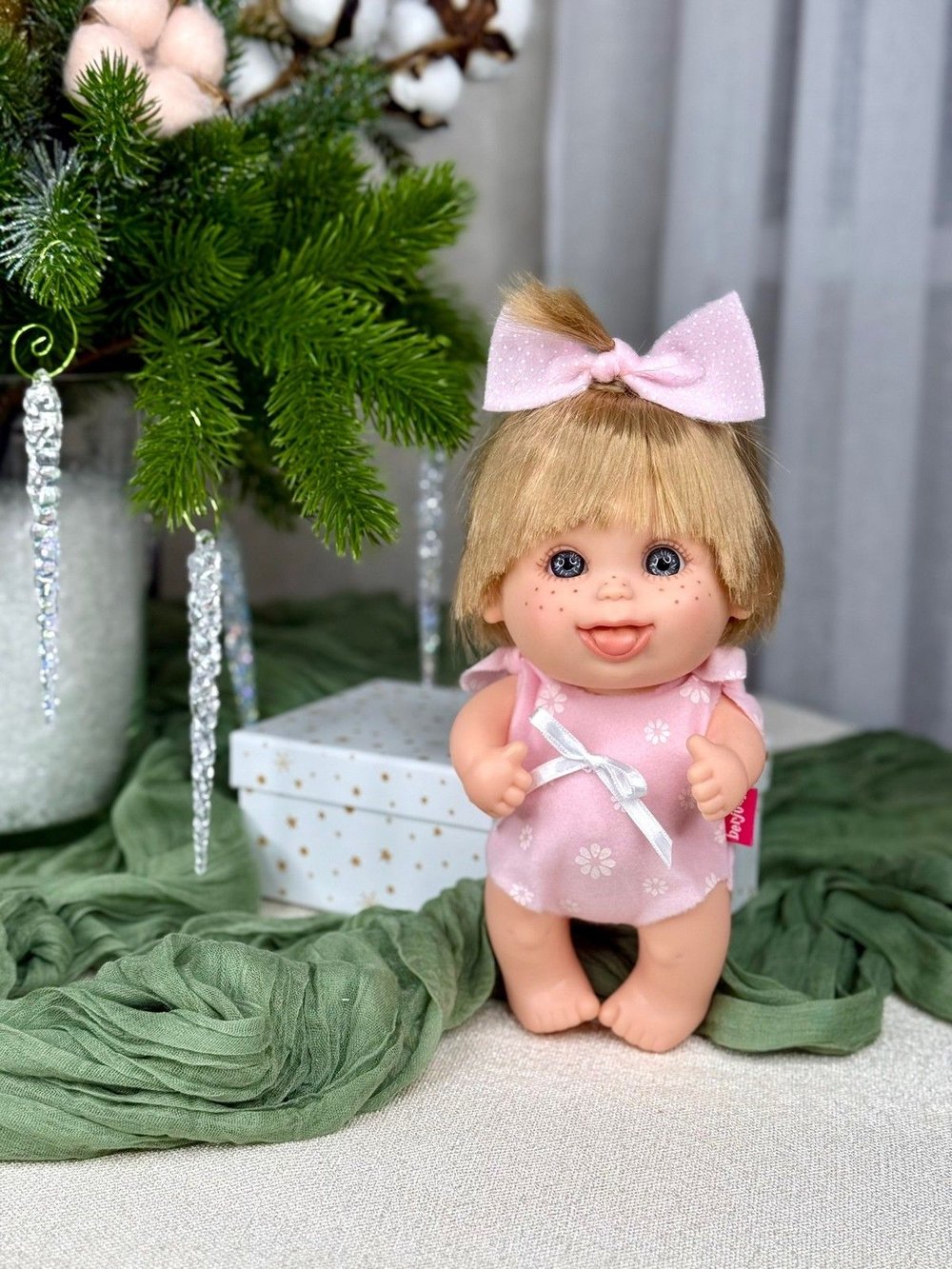 Пупс BERJUAN виниловый 20см Pecosetes (124A8)