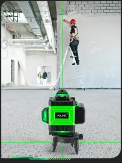 Профессиональный Лазерный уровень (нивелир) HGLINE 4D 16 линий