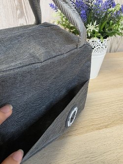 Термосумка для обеда, маленькая темно-серая 0331-2