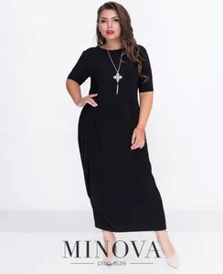 Платье 18-39-черный Minova