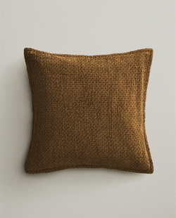 Zara Home наволочка декоративная из хлопка, горчичный, 45x45 см