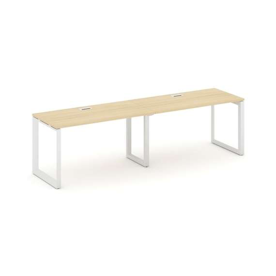 Style Project Рабочая станция односторонняя SN-59O.ORS-022 Акация Лорка/Металл Белый/Белый Заглушка
