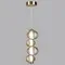 5095/17L L-VISION ODL25 417 латунный/янтарный градиент/металл/стекло Подвес LED 17W 4000K 1948Лм BRUCO