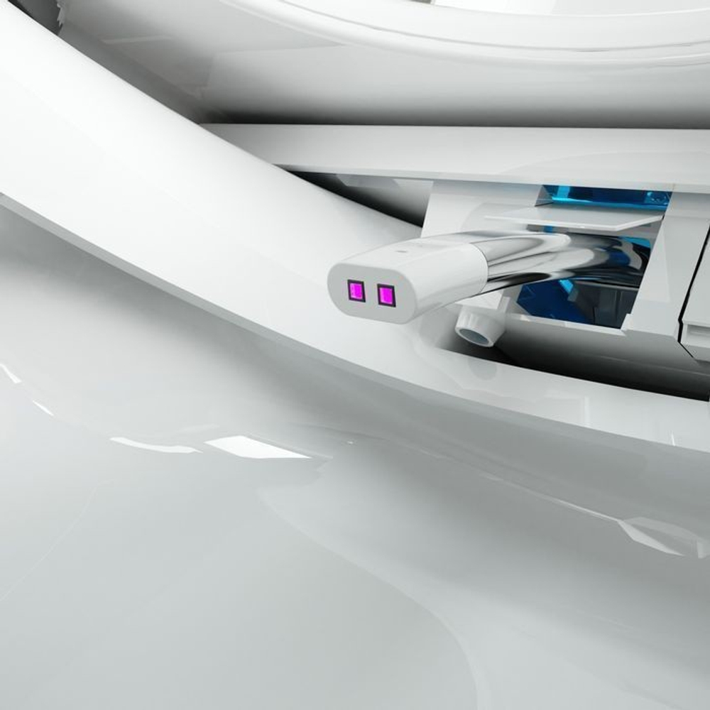 Унитаз приставной Grossman Smart GR-PR-5702 (580х380х460) белый, выпуск в стену, 1 место