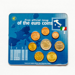 Europe: First Official Issue of the Euro Coins – 12 Coin Set