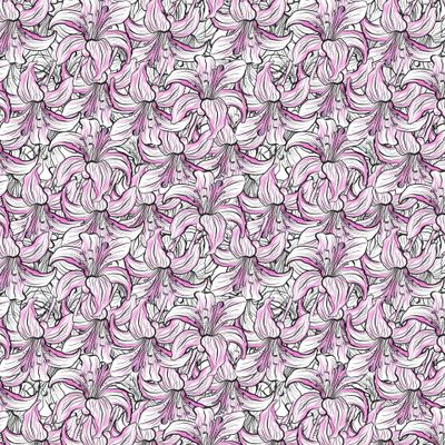 Абстрактный паттерн - Лилии