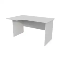 Стол криволинейный (левый) Континент СФ250 серый 1400х900х750