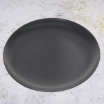 Тарелка керамическая 26см «Матовая глазурь» серая