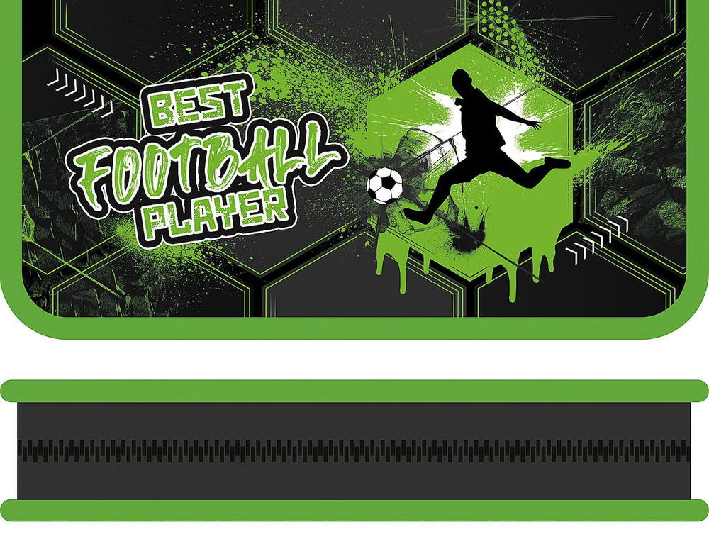 Пенал 1 секц. средний 190/90 "Планета футбола 2025" (Пчёлка)