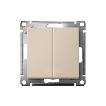 Выключатель 2-кл. AtlasDesign (сх. 5) 10AX механизм песочн. SE ATN001251