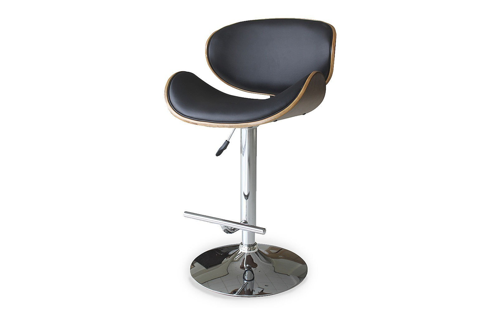 Стул барный JY1076 черный/хром