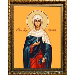 Хиония Аквилейская мученица. Икона на холсте.