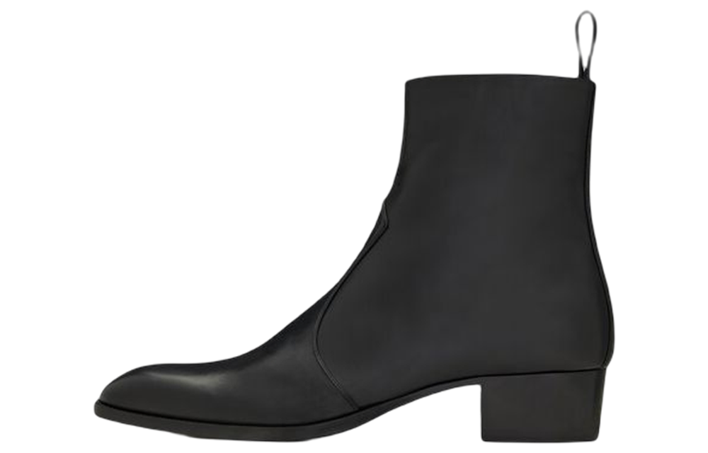 SAINT LAURENT Wyatt Zipped Boots