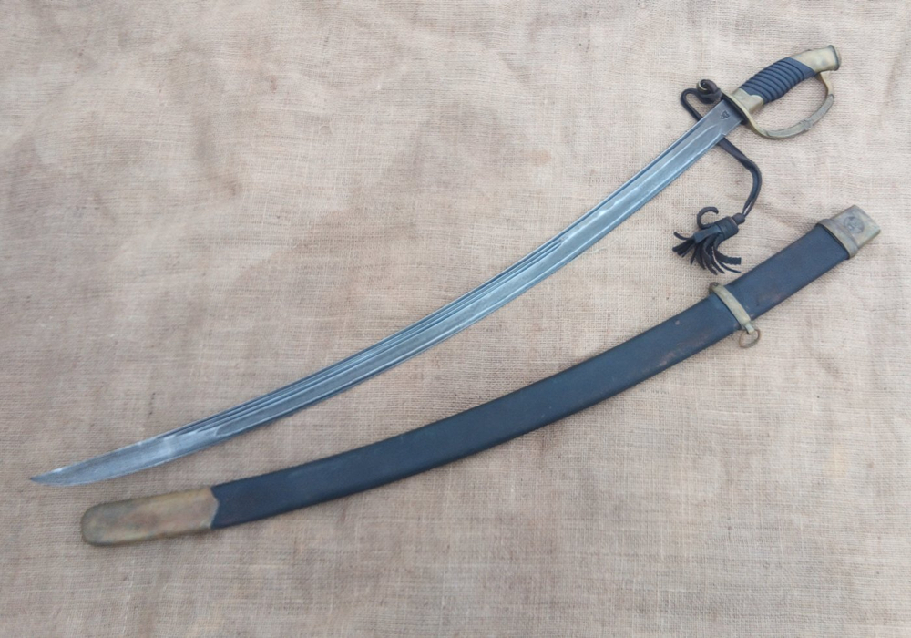 Реплика шашка солдатская Драгунская кованая, образца 1881 года