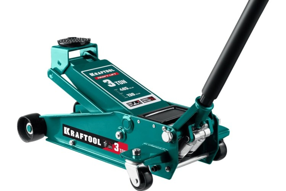 Домкрат подкатной KRAFTOOL KRAFT-LIFT 3т, с быстрым подъемом, для СТО 43450-3_z01