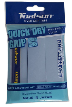 Теннисные намотки Toalson Quick Dry Over Grip 3P - blue
