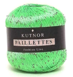 Пряжа Kutnor Paillettes, 1 моток, 50гр, 360м.