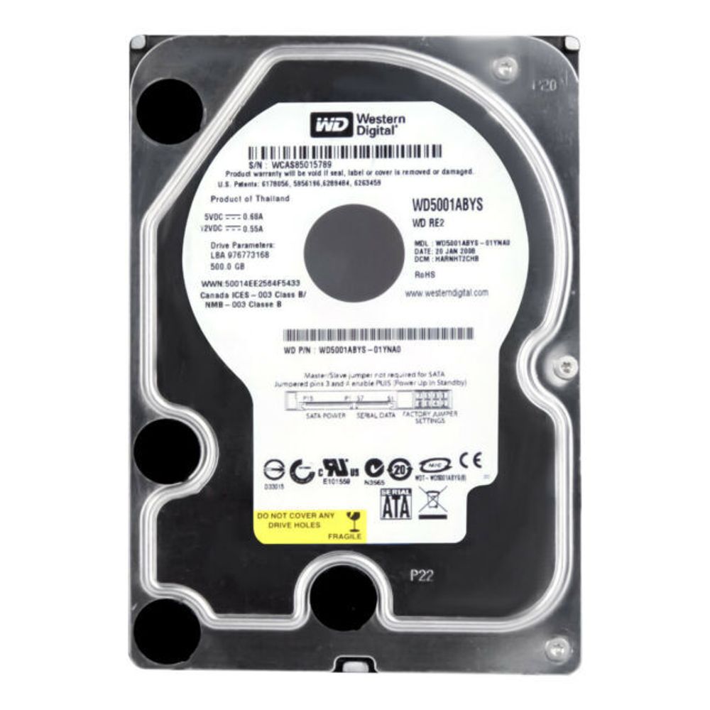 Жесткий диск Western Digital SATA-II 500Gb 7200rpm 16M Raid Edition WD5001ABYS