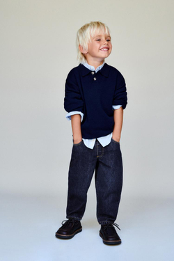 ZARA ДЖИНСЫ BAGGY, ИНДИГО