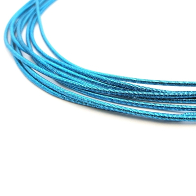 Канитель мягкая, фигурная, KAN/MM, 1,5 мм, металлик, яркая лазурь