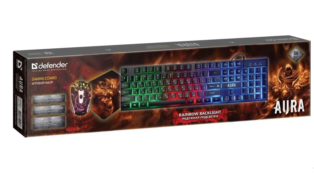 Игровой набор 3-в-1 Defender Aura MKP-117