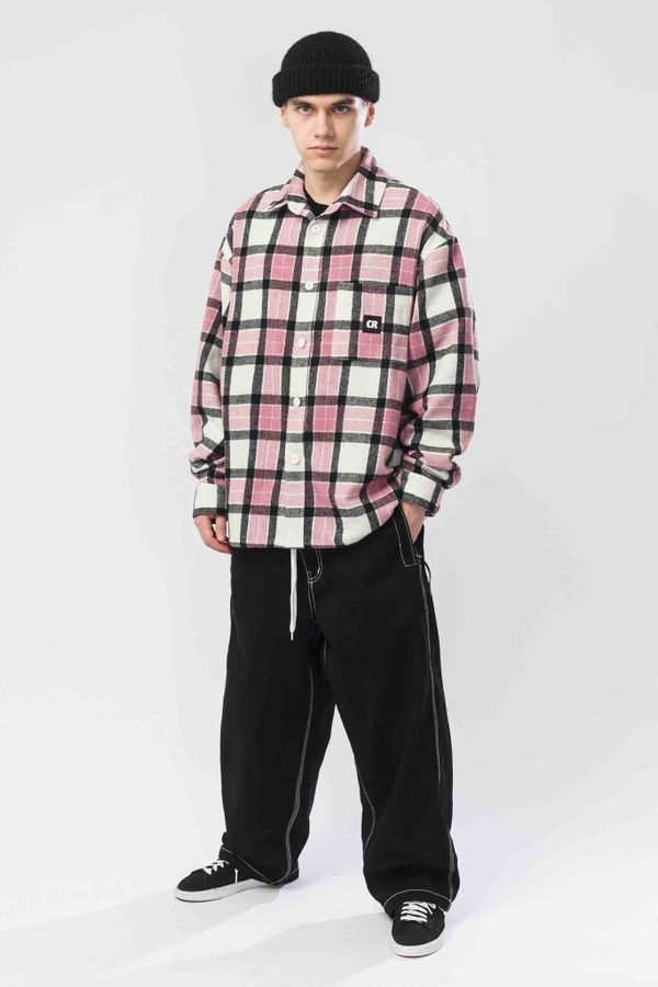 Рубашка Harbor Wide Экрю/Розовый/Черный - фото 4